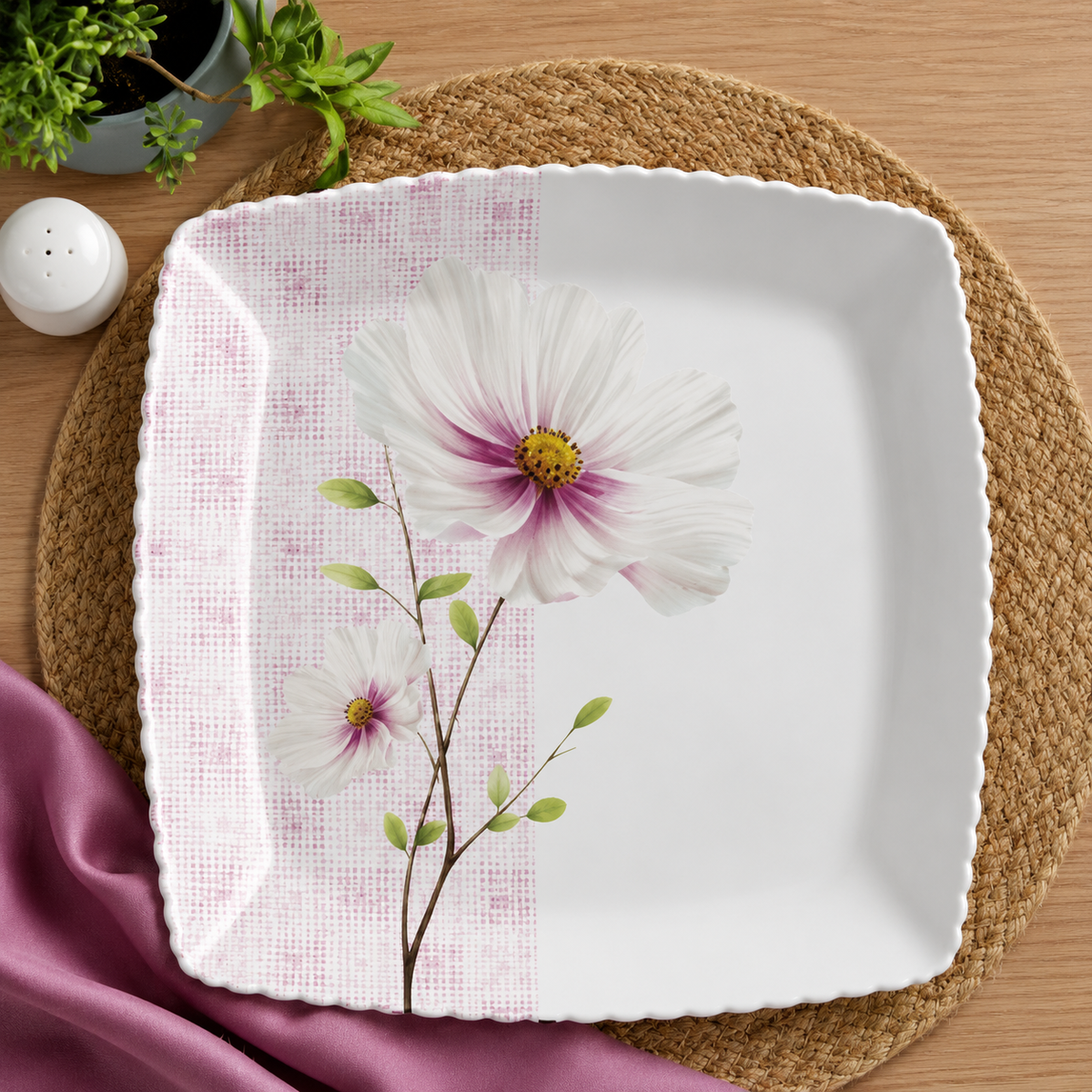 Imperial Melamine Dinner Set - 72 PCS -DMW Pakistan
