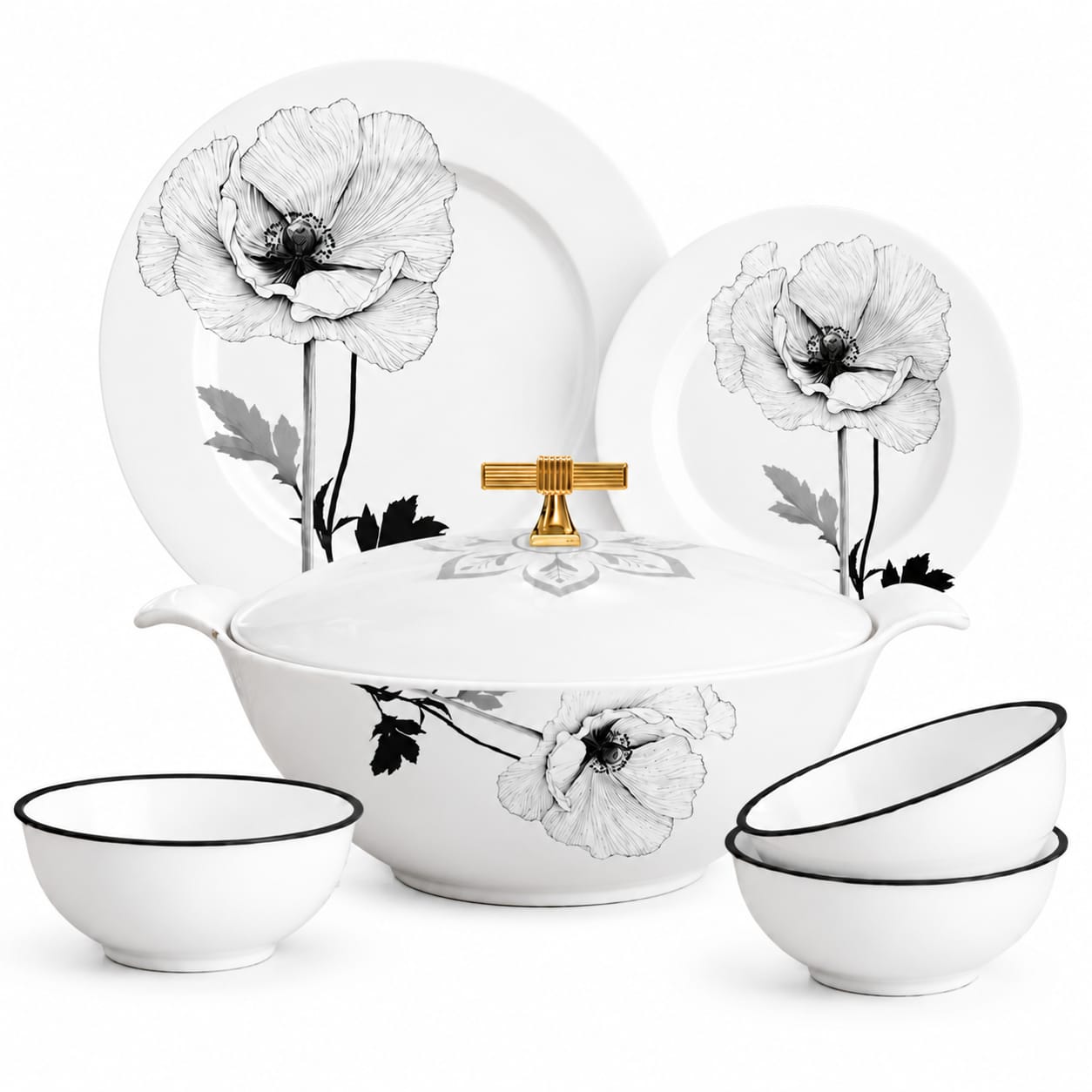 melamine dinnerware sets