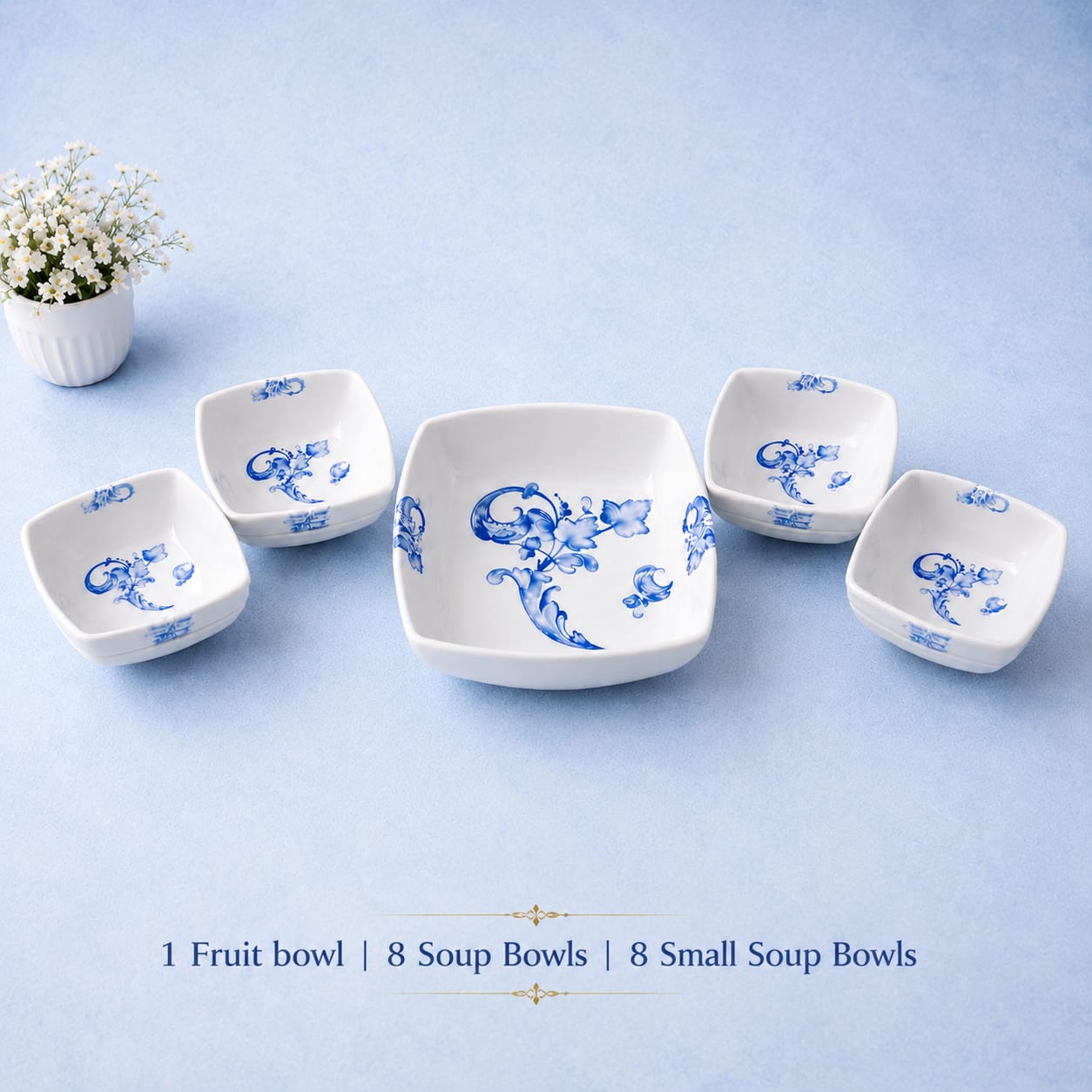 Imperial Melamine Dinner Set - 72 PCS