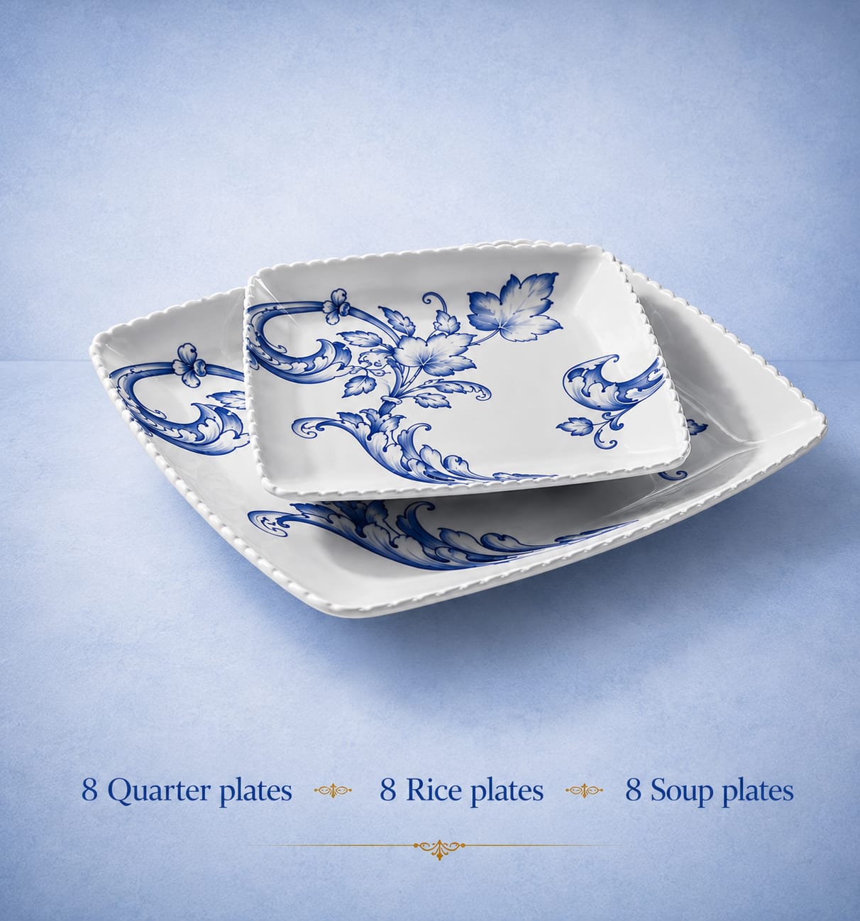 Imperial Melamine Dinner Set - 72 PCS