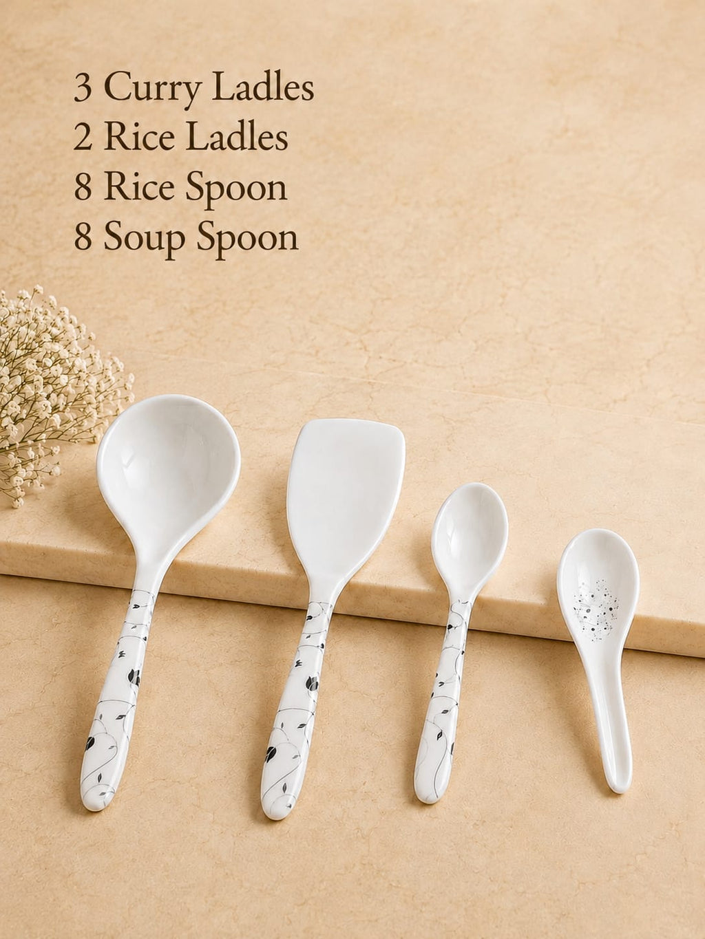 Glorious Melamine Dinner Set - 72 PCS