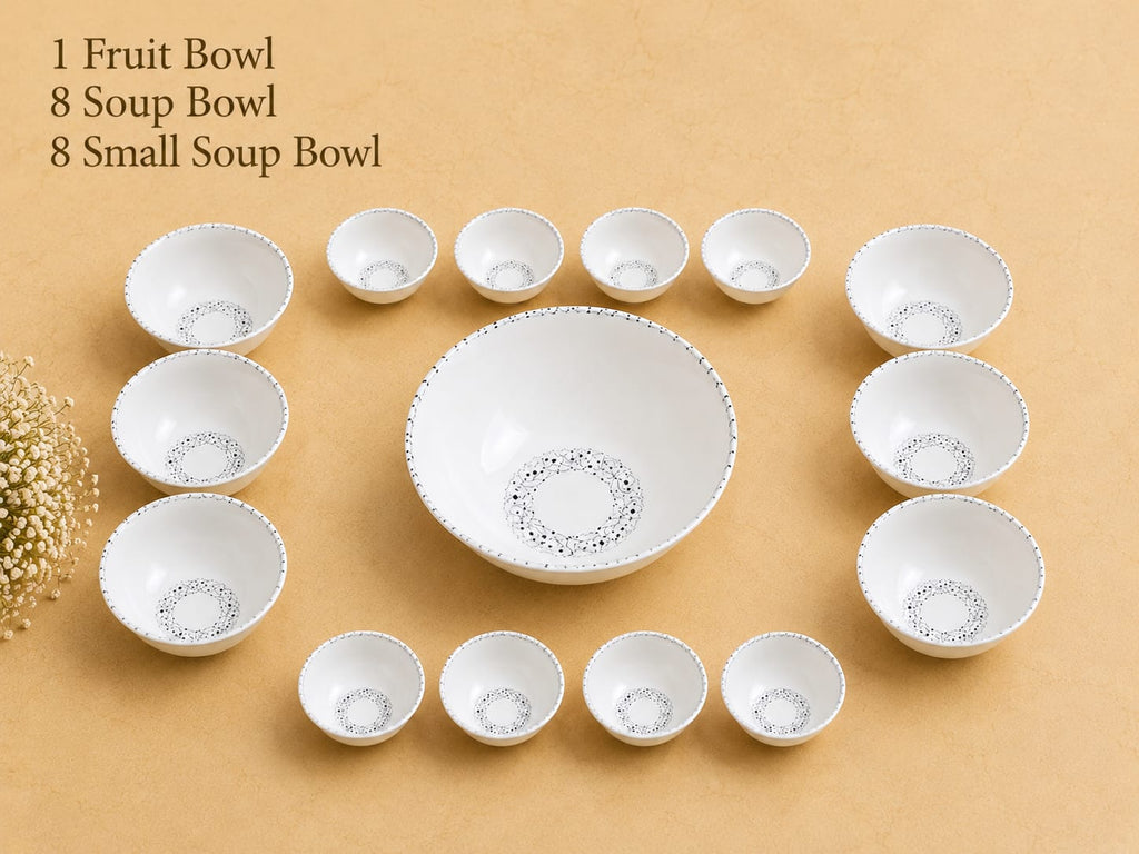Glorious Melamine Dinner Set - 72 PCS