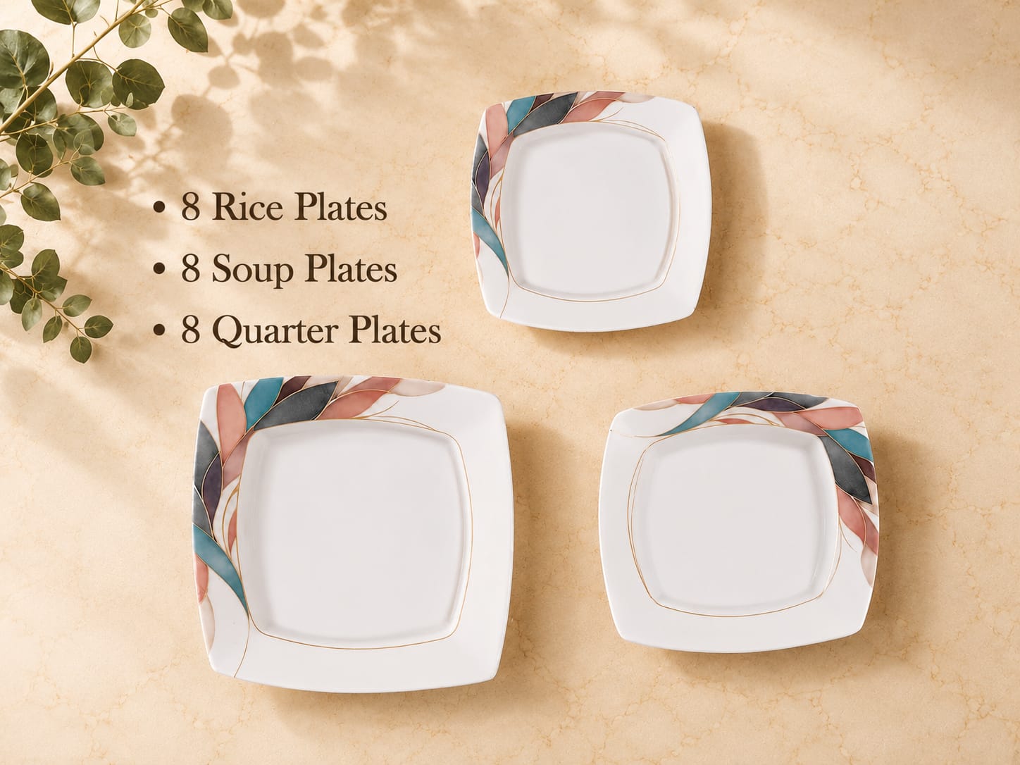 Prism Melamine Dinner set -72 PCS