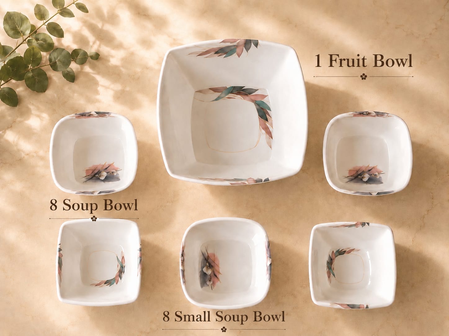Prism Melamine Dinner set -72 PCS