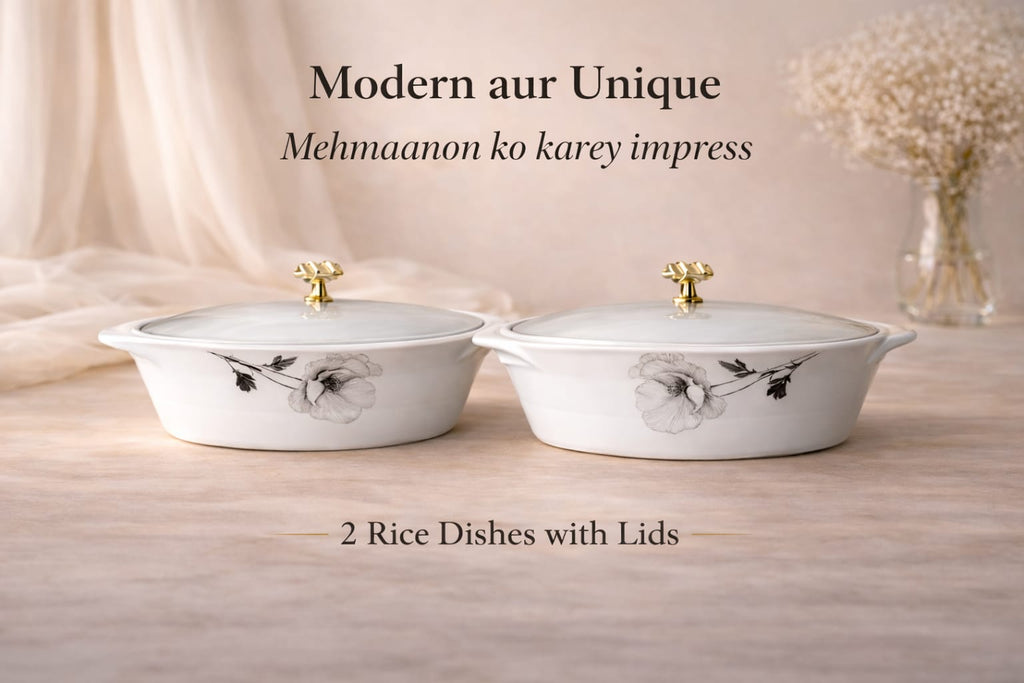 Jasmine Melamine Dinner Set - 100 PCS