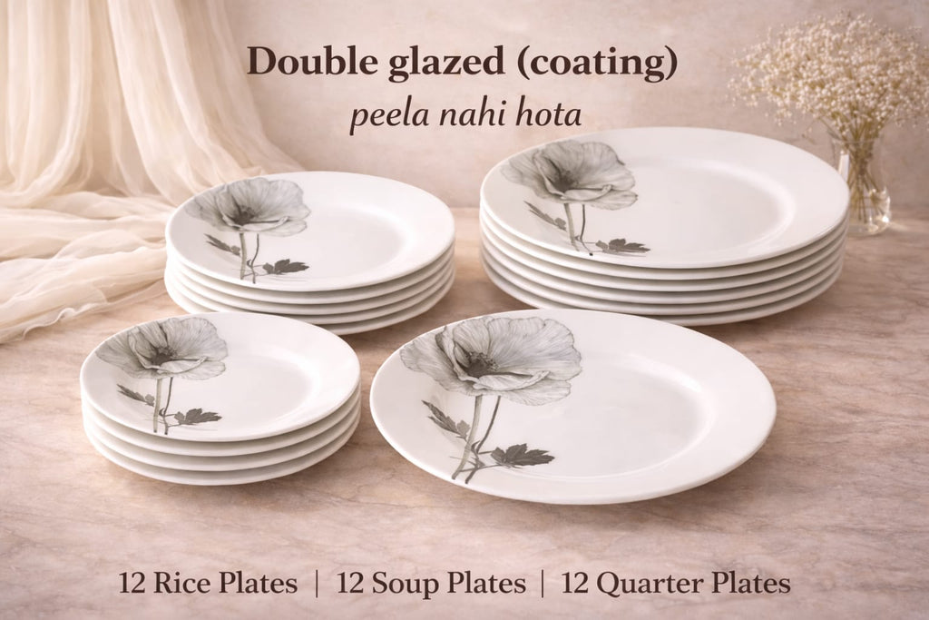 Jasmine Melamine Dinner Set - 100 PCS